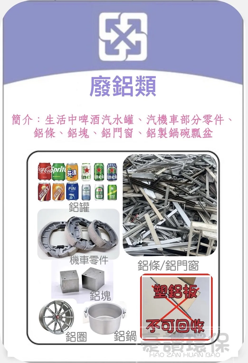 豪讚有回收的回收物大約可分為哪11項分類?